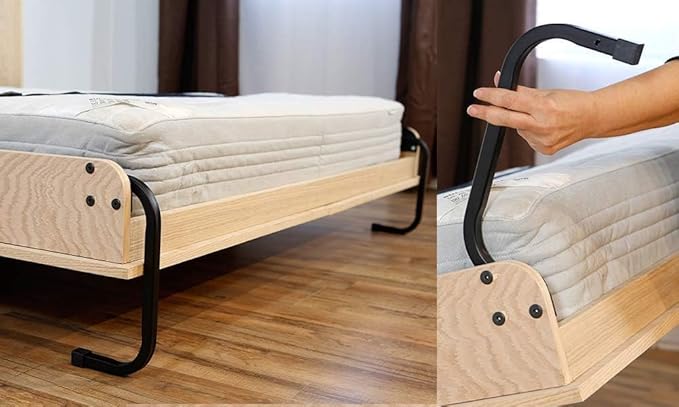 Twin Size DIY Murphy Bed Hardware Kit – Vertical Wall Bed for Space-Saving - Budget-Friendly DIY Setup -Made in USA -Hide Away Design with Twin Murphy Bed Hardware - Bed Lift Mechanism - Pull Down