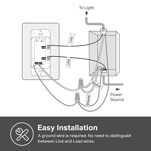 Kasa Smart Dimmer Switch HS220-LA, Light Almond, Single Pole, Needs Neutral Wire, 2.4GHz Wi-Fi Light Switch Compatible with Alexa and Google Home, UL Certified, No Hub Required