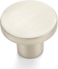 Ravinte 20 Pack Cabinet Knobs Brushed Nickel Kitchen Cabinet Knobs Round Dresser Drawer Pulls Closet Door Pulls 1-1/5 Inch