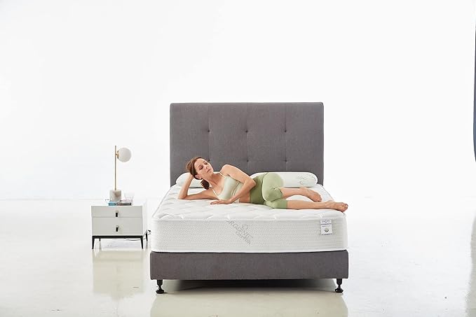 Oliver & Smith California King Mattress - 10 Inch Hybrid Cal King Mattress - Independent Coil System & High Density Premium Cold Foam with Breathable Polyester Cover - Comfort Tight Top- Medium Firm