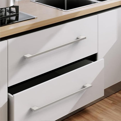 10 Pack Brushed Satin Nickel Cabinet Pulls 10 Inch Handles Hardware for Kitchen Cabinets Dresser Nickel Pulls