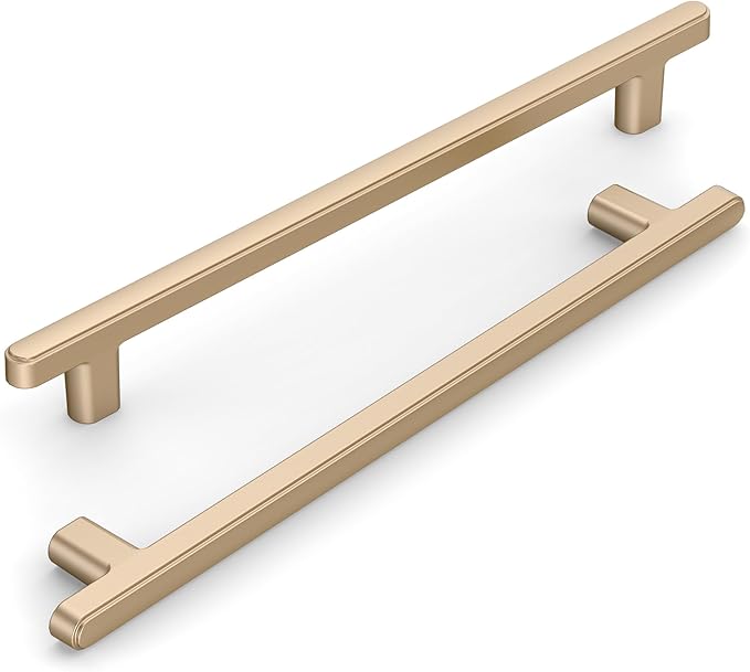 10 Pack 7.5 Inch(192mm) Kitchen Cabinet Handles Champagne Bronze Cabinet Pulls Champagne Gold Kitchen Cabinet Hardware Drawer Pulls for Cupboard Wardrobe