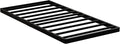 Twin Box Spring 2 Inch Low Profile, Heavy Duty Metal Box Spring Bed Base Bunkie Board, Mattress Foundation, Easy Assembly, Noise Free, Black