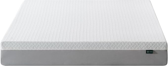 ZINUS 8 Inch Green Tea Essential Memory Foam Mattress [New Version], Full, Fiberglass Free, Medium Feel, Breathable Airflow Memory Foam, Certified Safe Foams & Fabric, Mattress in A Box