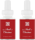 Pura and Aromatique - Fragrance for Smart Home Air Diffusers - Room Freshener - Aromatherapy Scents for Bedrooms & Living Rooms - Odor Eliminator - 2 Pack - The Smell of Christmas