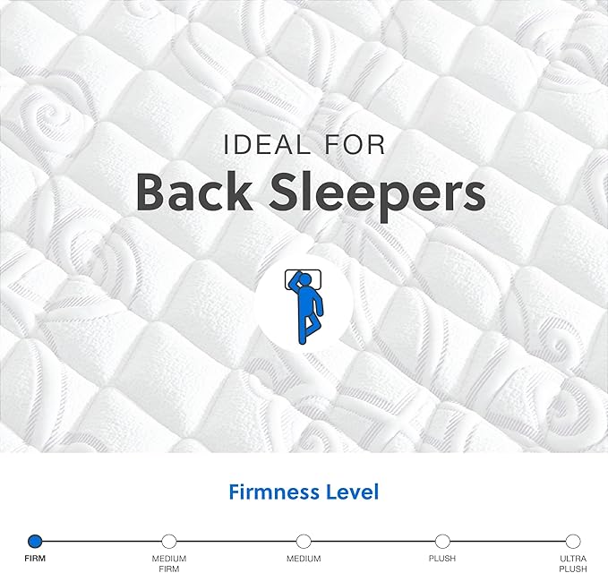 Signature Design by Ashley Full Size Limited Edition 11 inch Firm Hybrid Mattress with Lumbar Support Gel Memory Foam, Fiberglass Free, Mattress In A Box