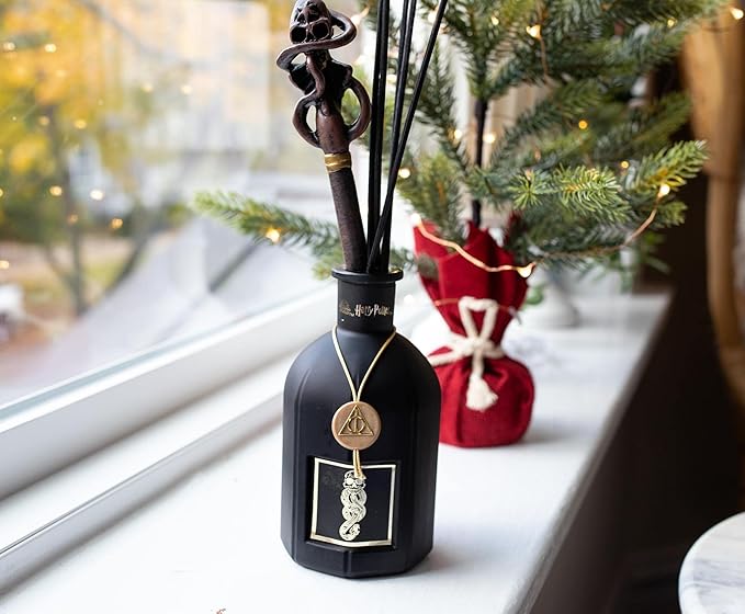Harry Potter Death Eater Premium Reed Diffuser, Essential Oil Aroma with Unique Fragrance | Home Decor Housewarming Essentials | Wizarding World Hogwarts Gifts and Collectibles