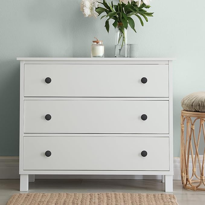 Ravinte 60 Pack Cabinet Knobs Black Kitchen Cabinet Knobs Round Dresser Drawer Pulls Closet Door Pulls 1-1/5 Inch