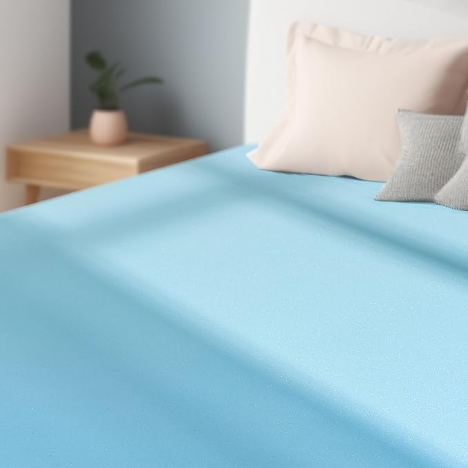 Subrtex Mattress Topper, Memory Foam Mattress Topper, Gel-Infused Memory Foam Topper for Side Stomach Sleepers, Breathable Bed Toppers (4 Inch, Cal King)