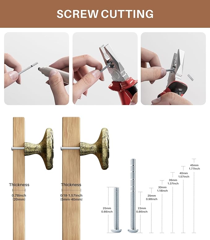 Flower Cabinet Pulls Handle Knob Drawer for Kitchen Dresser Wardrobe Bathroom and Cupboard One Hole Hardware Knobs for Girl Easy Installation Pack of 4 Retro Brass