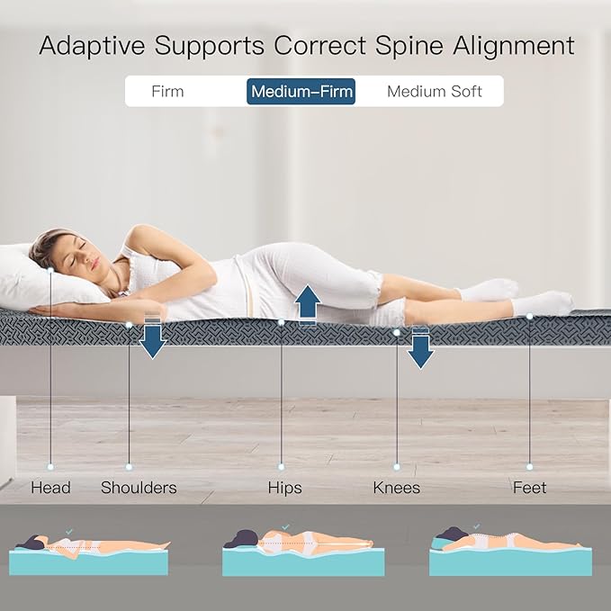 Airensky 3 Inch Memory Foam Mattress Topper, Cooling Gel Infused High Density King (76"x80") Topper with Removable Skin-Friendly Cover, Bed Topper for Pressure Relief Back Pain, CertiPUR-US Certified