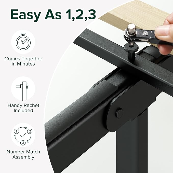 Zinus Joseph 18 Inch Platform Bed Frame, Wood Slat Support, No Box Spring Needed, Eco Friendly WonderBox(TM) Packaging, Easy Assembly, Black, Twin