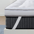 QUEEN ROSE Mattress Topper Full, Cooling Extra Thick Pillow Top Mattress Pad Bed Covers Full Size, Overfilled Snow Down Alternative Mattress Topper, Soft Comfort to Firm Mattress, Plush Support