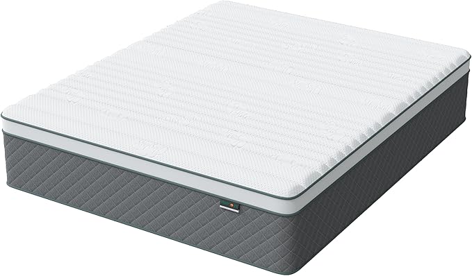 PurrJoys 14 Inch Full Mattress, Cooling-Gel Memory Foam and Pocket Spring Hybrid Mattress, Full Bed Mattress in a Box, CertiPUR-US Certified, Medium Firm