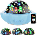 Night Light for Kids,Dinosaur Night Lights Projector,Remote Dimmable Timer Star Projector,360° Slient Ocean Lights for Ceiling Projector,Christmas Birthday Gifts for Boys&Room Decor