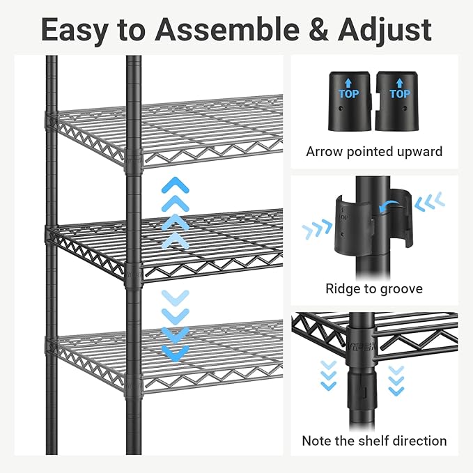 VIPEK V5C Medium Covered Clothes Rack Heavy Duty Portable Closet Wardrobe, Freestanding White Clothing Rack with Grey Upgarded Polyester Cover, Adjustable Custom Closet Rack, 57.9" Lx17.3 Wx76.4 H