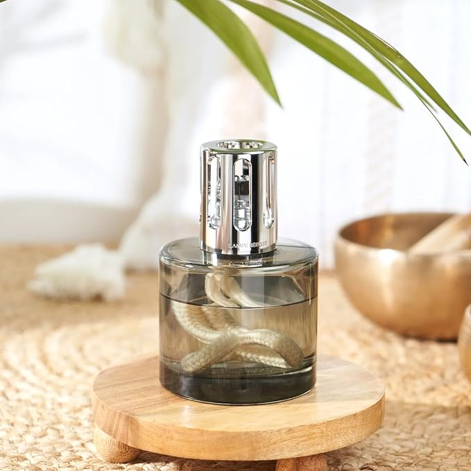 MAISON BERGER - Lampe Berger Home Fragrance Lamp Diffuser - Model Aroma - 4.9 x 3.2 x 3.2 inches - Includes Fragrance Aquatic Freshness - 250 milliliters - 8.45 Fluid Ounces (Aroma Happy)