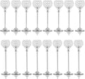 VINCIGANT 8PCS Crystal Candle Holders for Table Centerpiece，Bling Decor Gold Vases for Centerpieces Votive Crystal Candle Holders for Dinner Table Room Party Rhinestone Decorative