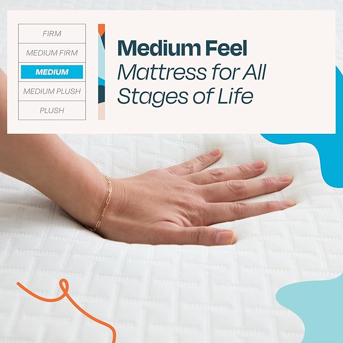 Linenspa 8 Inch Gel Infused Memory Foam Mattress – Twin Size – Medium Feel - Cooling Gel - Mattress in a Box - Primary or Guest Bedroom - Pressure Relieving and Breathable – CertiPUR-US Certified