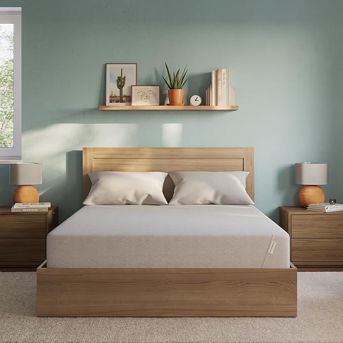 Kin By Tuft & Needle Medium Firm 10" Twin Adaptive Foam Mattress in a Box, Cooling Pressure Relief, Balanced Support, 100 Night Trial, Fiberglass-Free, CertiPUR-US, 10-Year Limited Warranty