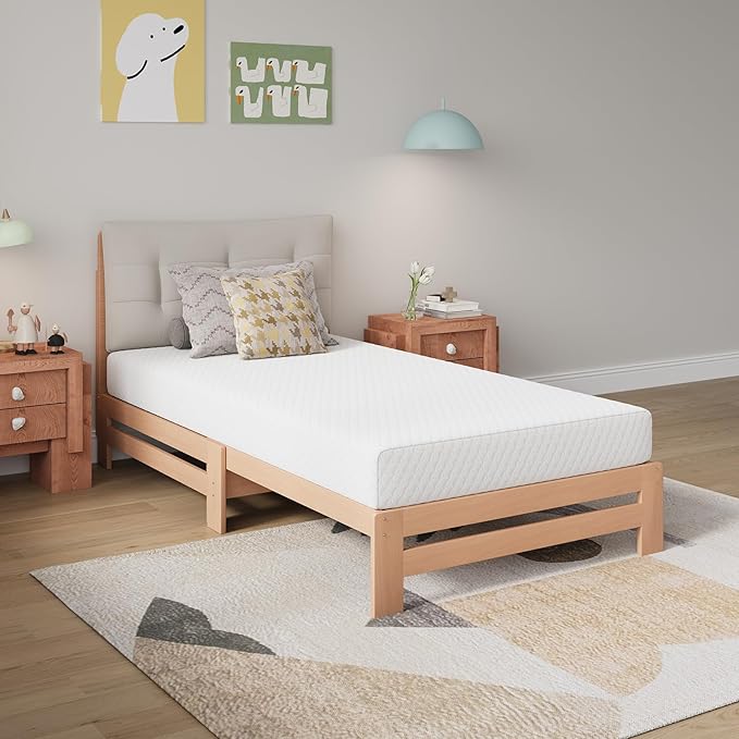 Novilla Queen Size Mattress, 8 Inch Memory Foam Mattress Queen for Pressure Relief & Comfort Sleep, Removable Washable Cover,CertiPUR-US Certified Mattresses in a Box, Medium Firm