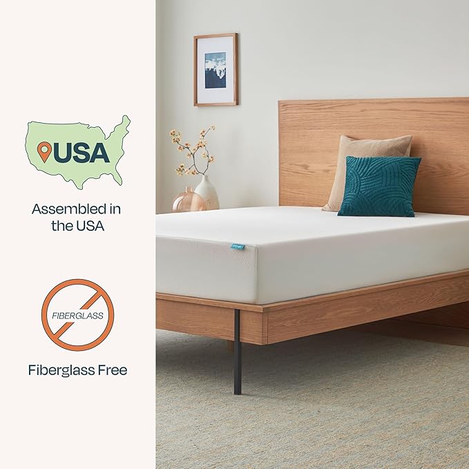 Linenspa 10 Inch Gel Infused Memory Foam Mattress – Twin XL Size – Medium Plush - Cooling Gel - Mattress in a Box - Primary or Guest Bedroom - Pressure Relieving and Breathable – CertiPUR-US Certified