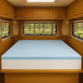 Foamma 10" x 28" x 72" Gel Memory Foam RV Bunk Mattress Replacement, Medium Firm, Pressure Relieving, Cooling Premium Comfort, USA Made, No Cover