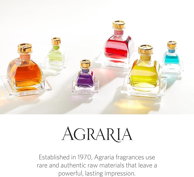AGRARIA Reed Diffuser Refill, Scented Oil Home Fragrance, Reed Oil Diffuser Gift Set for All Occasions, Cedar Rose