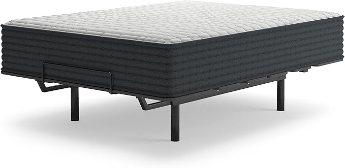 Signature Design by Ashley Hybrid 1200 12" Firm Moisture Wicking Mattress with Charcoal-Infused Gel Memory Foam and Edge Support for Pressure Relief, Temperature Regulating, King, Fiberglass Free