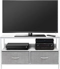 Sorbus TV Stand Dresser with 2 Faux Wood Drawers - Television Riser Chest with Storage - Bedroom, Living Room, Closet, & Dorm Furniture