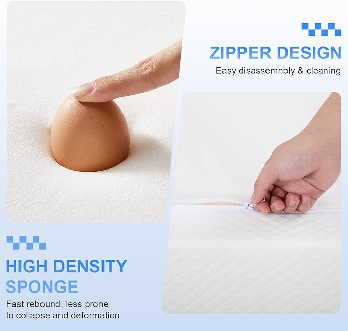 PayLessHere 8 Inch Gel Memory Foam Mattress Medium Firm Mattresses CertiPUR-US Certified Bed-in-a-Box Pressure Relieving California King Size,Fiberglass Free，White