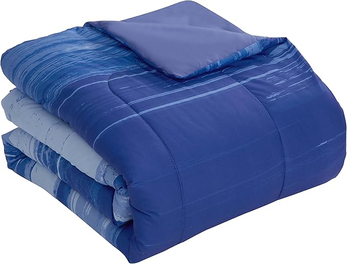 Sweet Home Collection 5 Piece Comforter Set Bag Solid Color All Season Soft Down Alternative Blanket & Luxurious Microfiber Bed Sheets, Siena, Twin