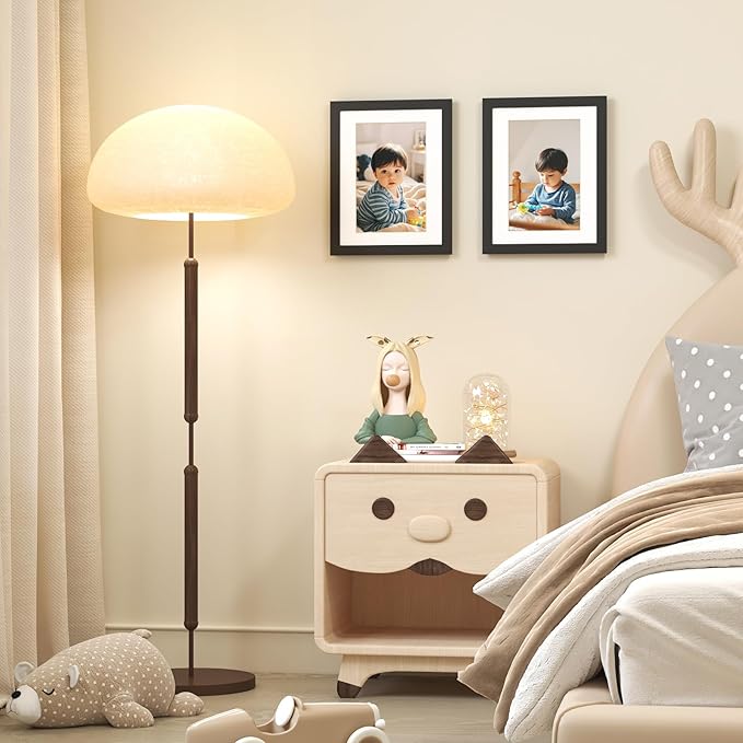 KINLINK 8.5x11 Kids Art Frames Set of 2, Solid Wood Kids Artwork Frames Changeable with Acrylic Front Opening Holds 150 Pictures, Art Frame for Kids Artwork with Mat or without Mat, Black