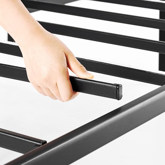 Best Price Mattress Twin XL 14 Inch Black Metal Platform Bed Frame