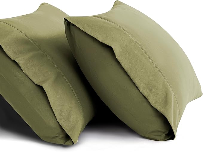 Sweet Home Collection 5 Piece Comforter Set Bag Solid Color All Season Soft Down Alternative Blanket & Luxurious Microfiber Bed Sheets, Sage, Twin (Pack of 4)