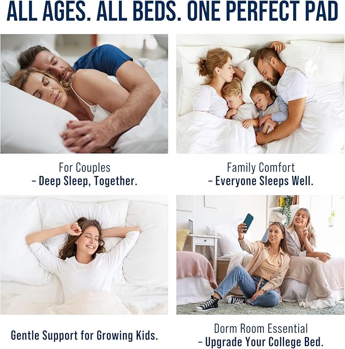OLANLY California King Quilted Fitted Mattress Pad – Soft Pillow Top Mattress Topper, Down Alternative Fill, Cooling Breathable Mattress Cover, Machine Washable Deep Pocket Mattress Protector, Beige