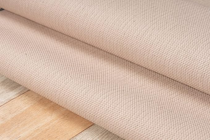 Custom Length Cut to Size Modern Farmhouse Carpet Runner Rug for Hallways, Non Slip Rubber Backed, 31 inch Wide X Customized Length, Geo Brown, 31 inch X 16 feet