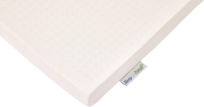 Pure Green Natural Latex Mattress Topper w/Luxury Cover - Firm - 3 Inch - Cal King Size (GOTS Certified Organic)