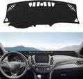 Dashboard Cover Mat Custom Fit for Chevrolet Equinox 2018-2022 Dash Cover Nonslip Dash Mat Protector Sunshade No Glare Black