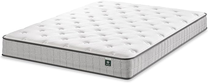 ZINUS 8 Inch Comfort Support Cooling Gel Hybrid Mattress, Twin, Tight Top Innerspring Mattress, Motion Isolating Pocket Springs, Mattress in A Box