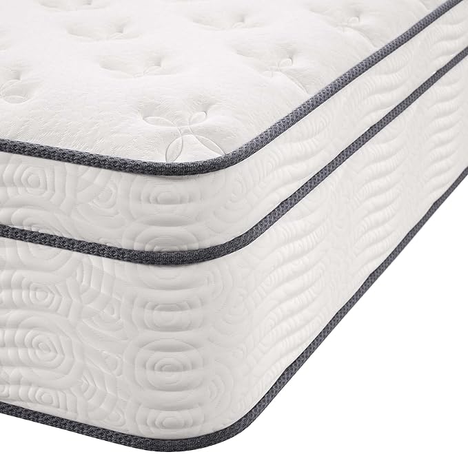 Modway Jenna 14” Innerspring Pillow Top Twin Mattress With Individually Encased Coils