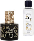 MAISON BERGER - Giftset Lampe Berger - Model Lolita Lempicka - Home Fragrance Diffuser - 4.7 x 3.2 x 3.2 inches - Includes Fragrance 250 milliliters - 8.45 Fluid Ounces (Black)