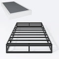 Box Spring Twin XL 7 Inch Metal Box Springs Twin XL Size Basics Bed Base, Mattress Foundation,Black Heavy Duty Structure with Cover, No Noise,Easy Assembly