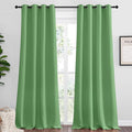 NICETOWN Froest Green Blackout Curtains 120 inches Length for Living Room, 2 Panels, 55" Wide, Thermal Insulated Long Drapes for Large Window