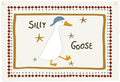 Silly Goose Nursery Rectangular Canvas Banner-Flag Wall Sign Decor for Boys Girls Toddler Kids,Baby Room Above Crib Playroom Reading Room Bedroom Decor-Easter Baby Shower Birthday Christmas Gift
