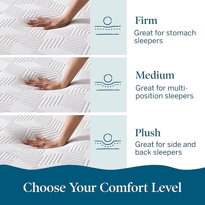 Lucid 10 Inch Memory Foam Mattress - Medium Feel - Infused with Refreshing Bamboo Charcoal and Cooling Gel - Bed in a Box - Temperature Regulating - Pressure Relief - Breathable - Full Size