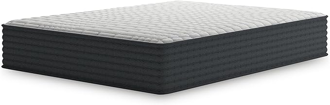 Signature Design by Ashley Hybrid 1200 12" Firm Moisture Wicking Mattress with Charcoal-Infused Gel Memory Foam and Edge Support for Pressure Relief, Temperature Regulating, King, Fiberglass Free