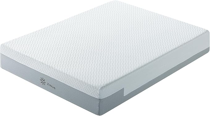 ZINUS 12 Inch QUADCOOL Memory Foam Mattress, Full, Cool to Touch Soft Knit Cover, Cooling Gel Infusion, CertiPUR US Certified