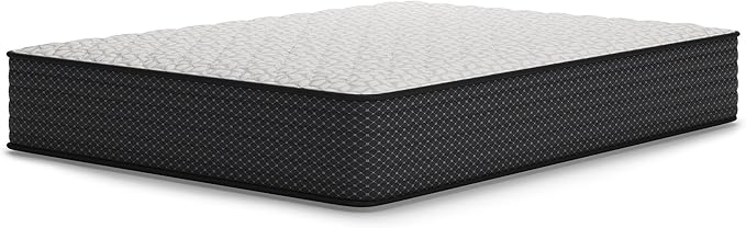 Signature Design by Ashley Limited Edition Firm 12 Inch Hybrid Mattress with Gel Memory Foam and Edge Support for Cool Sleep and Pressure Relief, Queen, Fiberglass Free, Mattress In A Box