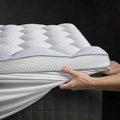 3 Inch Ultra-Fluffy Memory Foam Mattress Topper Full for Back Pain, Extra Soft Pillow Top Full Mattress Topper with 4X Support, Mattress Pad with Breathable Air Mesh Sides, 6-21'' Deep Pocket